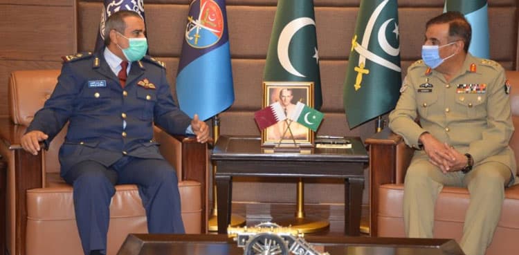 Qatari commander, CJCSC Gen Nadeem discuss defence cooperation  