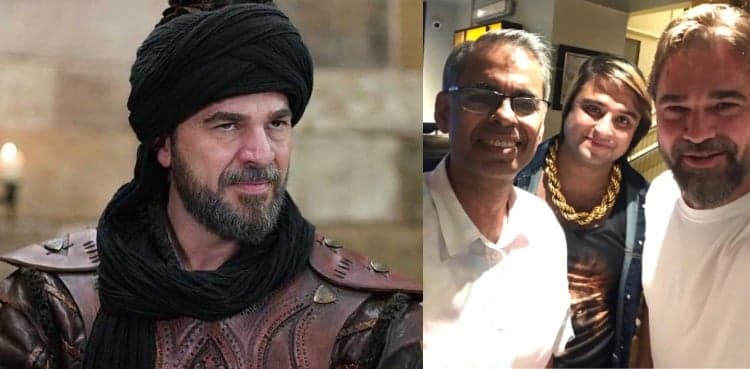 Ertuğrul star Engin Altan Düzyatan arrives in Pakistan for short visit