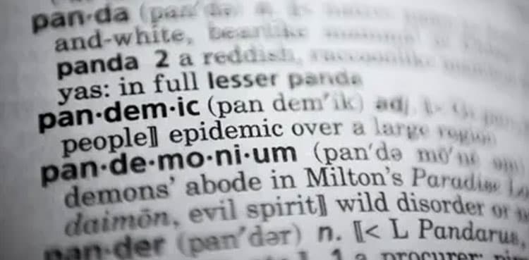 'Pandemic' chosen as Word of the Year