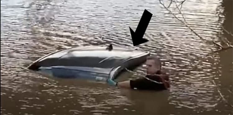 WATCH: Moment UK couple are rescued from car after being trapped in floodwater for two hours
