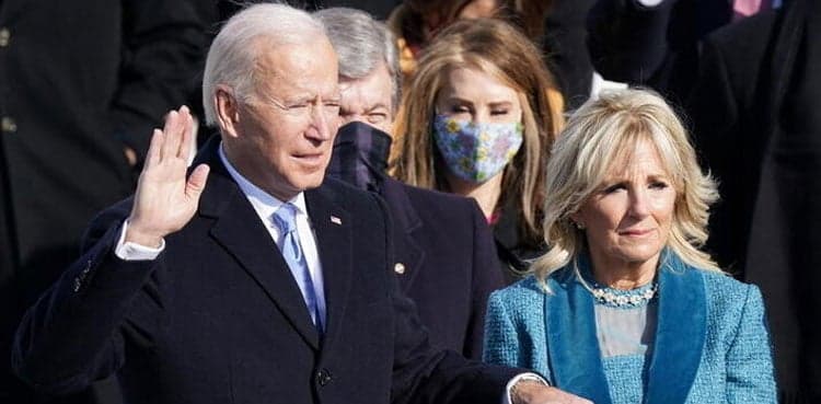 Joe Biden sworn in as 46th US president