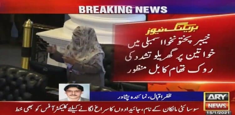 KP passes bill to protect women against domestic violence