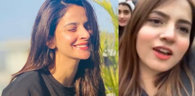 Saba Qamar shares hilarious take on viral meme video