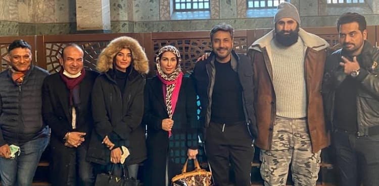 Celal Al welcomes Reema, Humayun Saeed, Adnan Siddiqui to Turkey