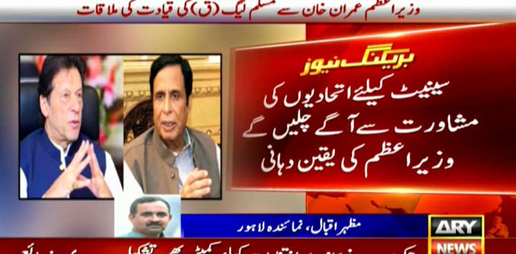 Upcoming Senate election: PML-Q delegation calls on PM Imran Khan