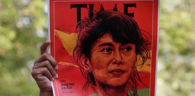 Myanmar's Suu Kyi faces new charge; wireless internet suspended