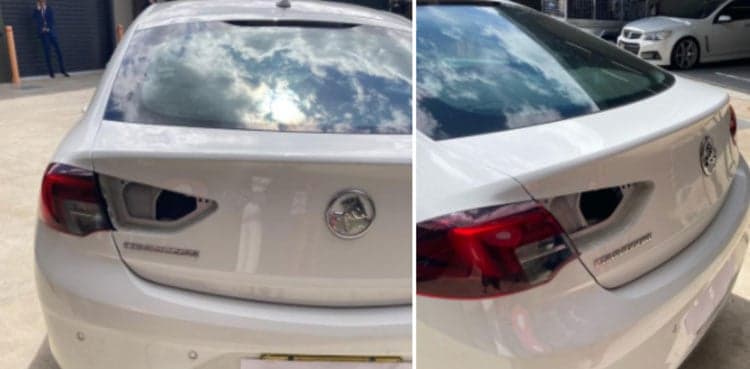 Abducted woman waves hand from car boot, rescued