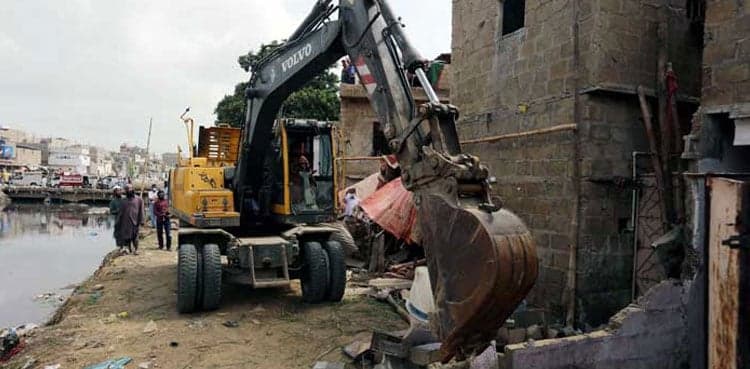SHC rejects plea to halt anti-encroachment operation along Karachi's Gujjar Nullah