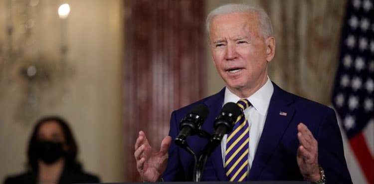'America is back' - Biden touts muscular foreign policy in first diplomatic speech