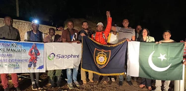 Pakistan's young climber makes it to Africa's highest peak