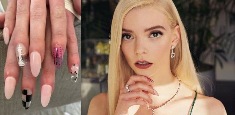 Anya Taylor-Joy reps 'Queen's Gambit' at Golden Globes with manicure