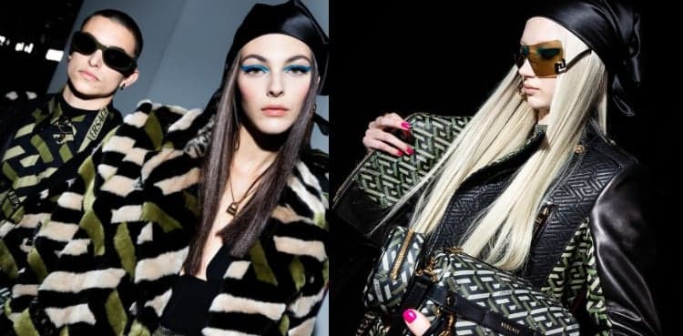 Versace introduces new prints in off-calendar fashion show