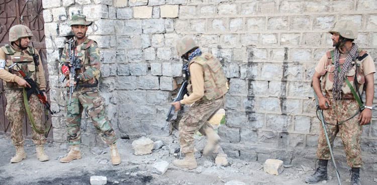 Four terrorists killed in Waziristan IBOs: ISPR