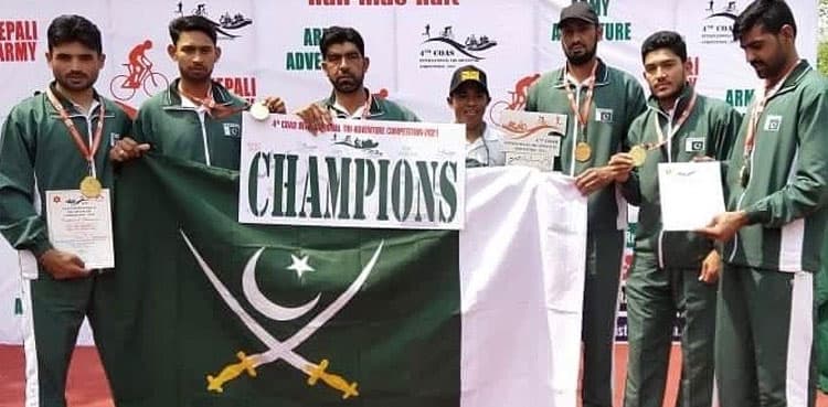 Pakistan Army wins int'l adventure competition   