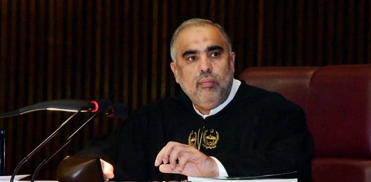 NA speaker takes notice of unpleasant incident occurred outside Parliament