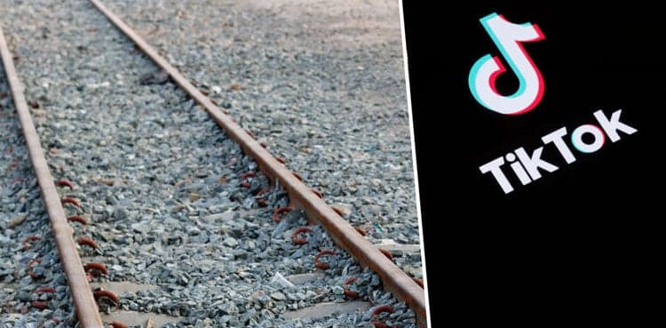 Teenager killed during TikTok stunt on train track