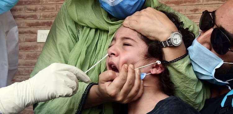 Four children infected with COVID-19 in Lahore