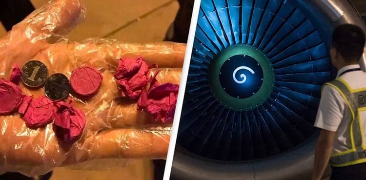 Man throws coins into plane engine for 'good luck'
