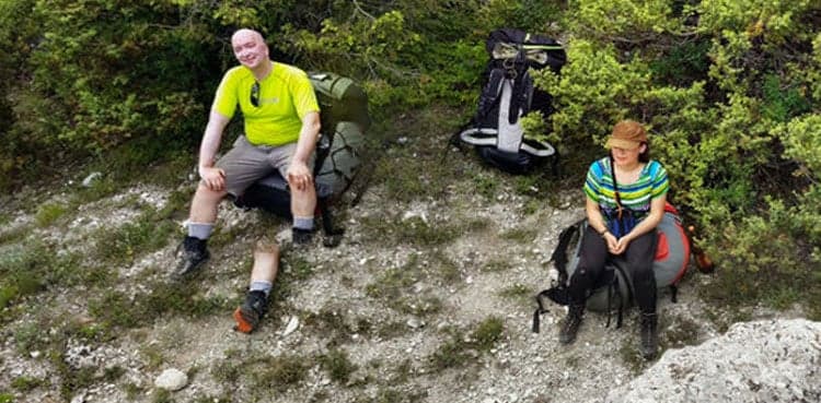 Google maps picture shows hiker smiling with his leg missing - But What Happened?