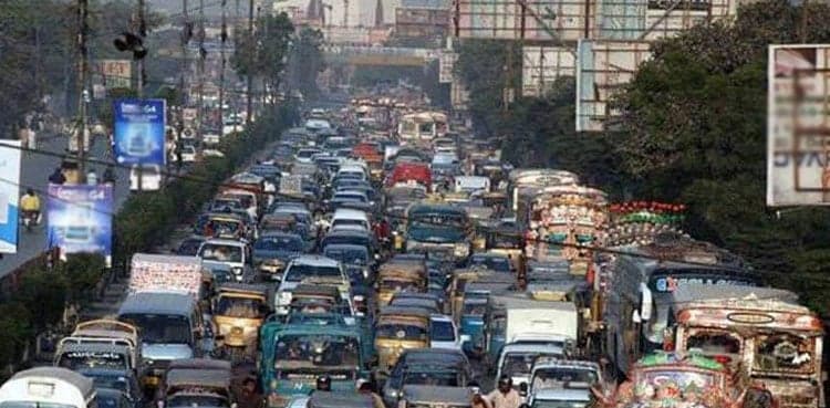 Religious party's protests cause massive traffic jams in Karachi