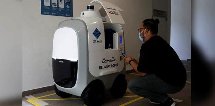 Run out of milk? Robots on call for home deliveries