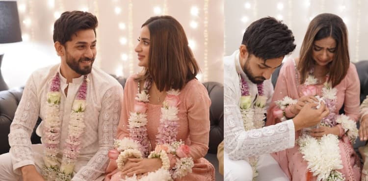Ali Ansari, Saboor Aly share emotional moment from their engagement