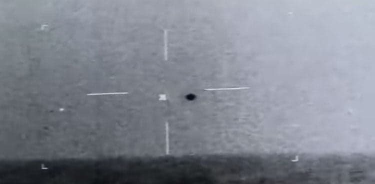 UFO spotted flying near navy ship before disappearing into water, video goes viral