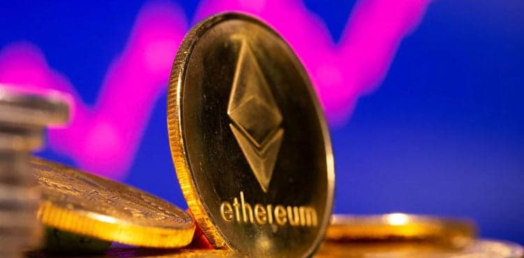 Ethereum rises 5% at $2,509; bitcoin firm