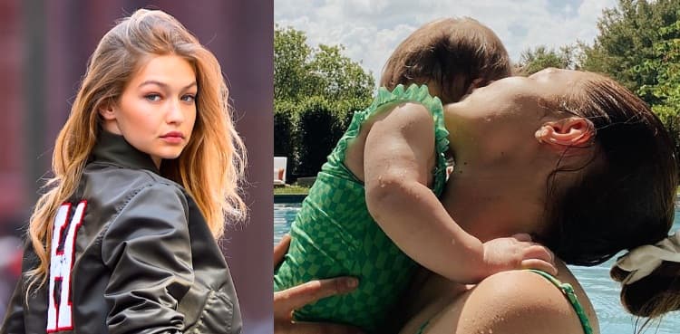Gigi Hadid's pool-side pictures with Khai will warm your heart