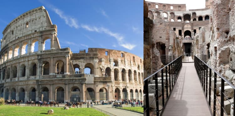 Colosseum visitors can now stand among the ghosts of gladiators