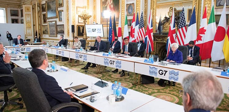 G7 nations strike deal to tax big companies and squeeze havens