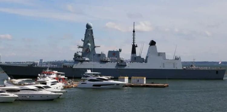 Russia warns Britain it will bomb ships next time