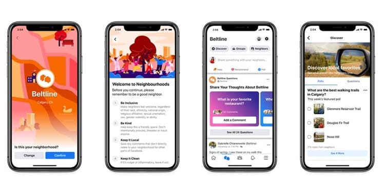 Facebook’s ‘Neighborhoods’ faces crowded niche market, profiling concerns