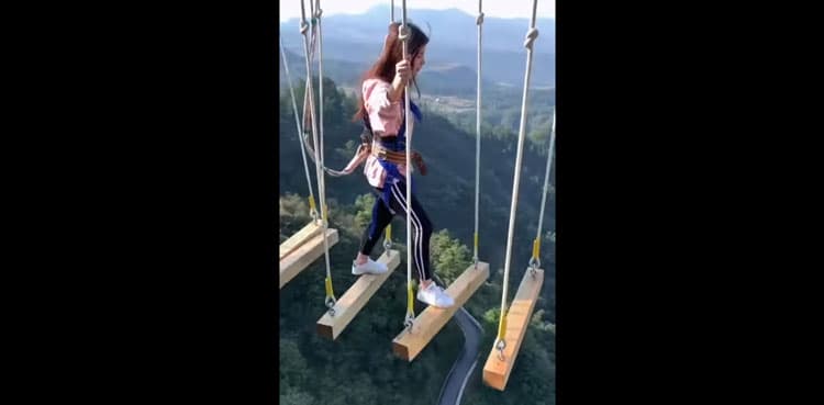 This extreme obstacle course takes fear, acrobats to next level, TikTok video goes viral   