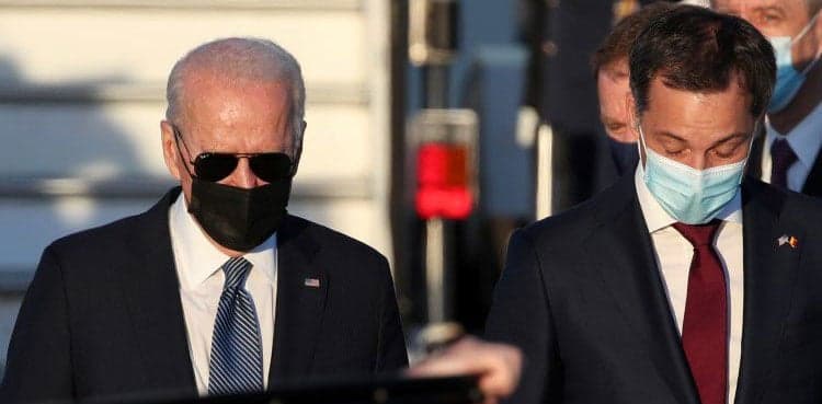 Biden arrives in Brussels for NATO, EU summits
