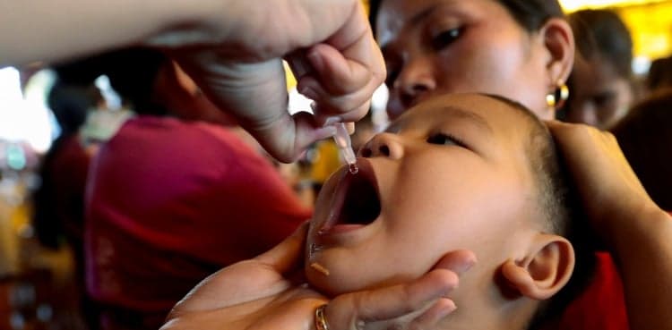 Nationwide polio campaign begins to immunize 23mn children