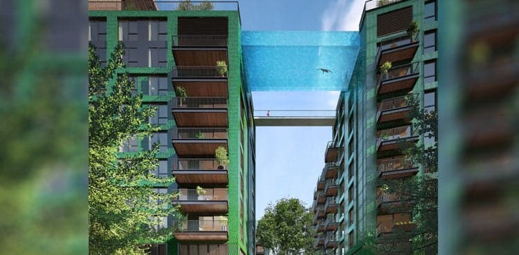 WATCH: World's first transparent pool 'floating' in sky  