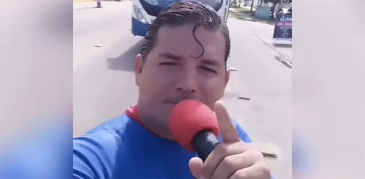 WATCH: 'Superman' gets hit by bus while trying to stop it  