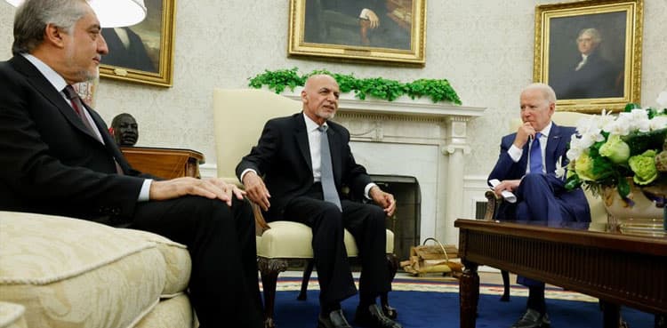 Biden calls on Afghans to 'decide their future' as withdrawal nears end