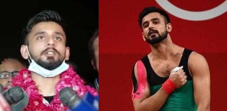 Olympian Talha Talib given a hero's welcome upon return from Japan