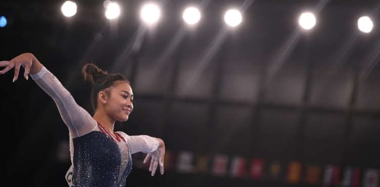 Sunisa Lee wins Olympic all-around gold as Biles cheers her on