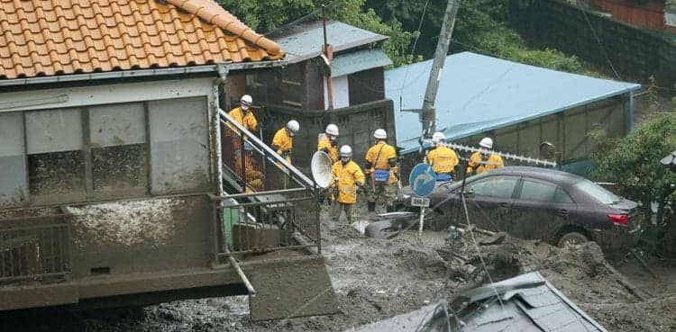 Japan resumes rescue work after deadly landslides, 20 missing-Kyodo