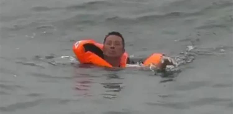 Man rescued 48 hours after his ship sank near Liberia coast