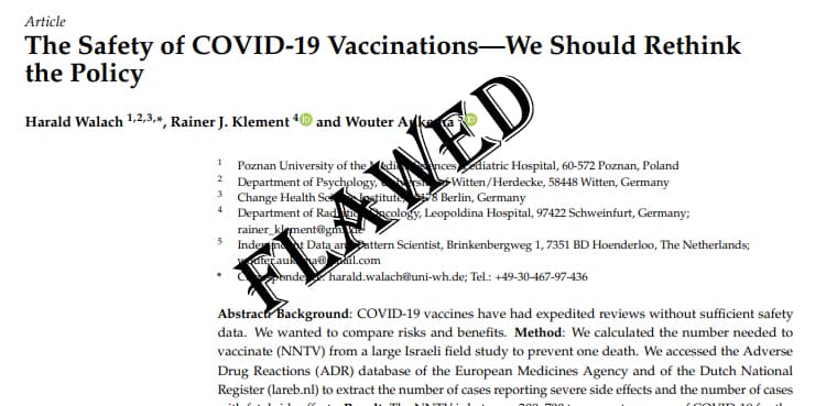 Flawed study misrepresents Covid-19 vaccination fatality rate