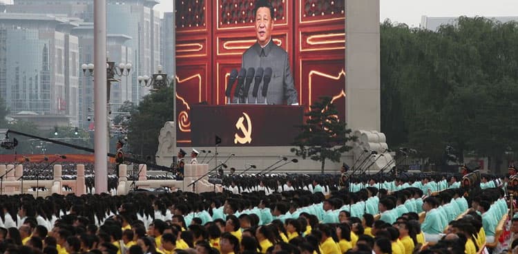 Xi Jinping warns against foreign bullying as China marks party centenary
