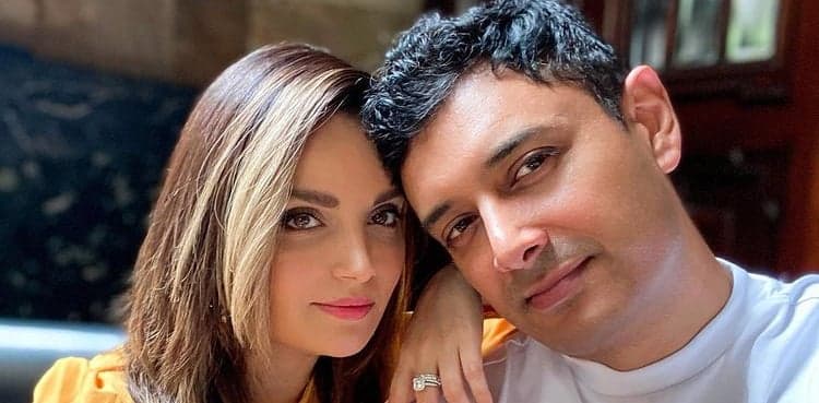 Armeena Khan celebrates wedding anniversary with husband Fesl Khan