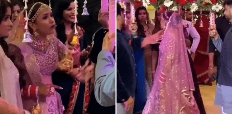 WATCH: Bride refuses to enter wedding hall after favorite entry song is not played