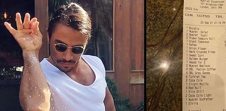 Wish to dine at Salt Bae restaurant? See this bill first