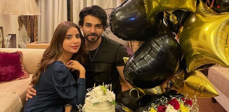 Saboor Aly marks fiance Ali Ansari's birthday with '4 back to back surpises'