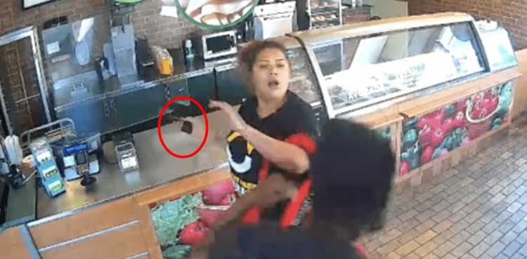 Watch: Food chain's employee foils robbery attempt, gets 'suspended'
